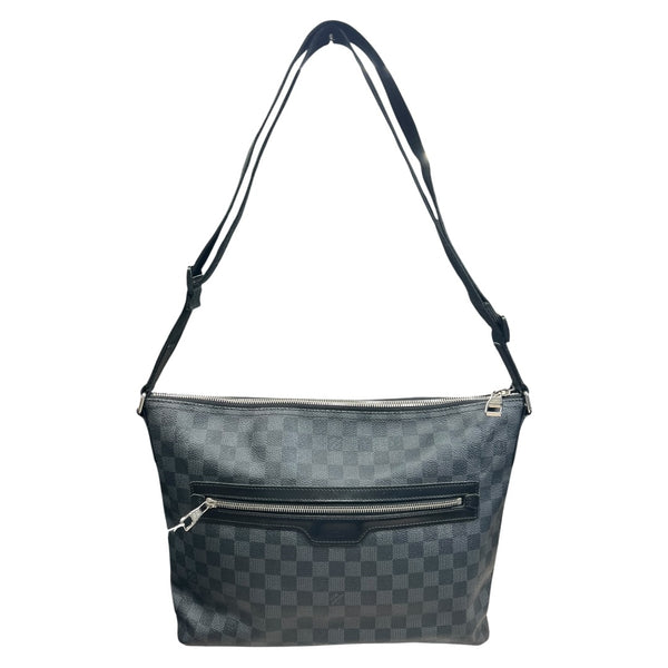 LOUIS VUITTON Damier Graphite Mick PM Messenger Bag Black Silver Hardware LO2365