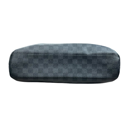 LOUIS VUITTON Damier Graphite Mick PM Messenger Bag Black Silver Hardware LO2365