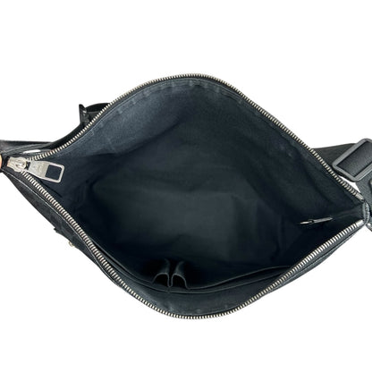 LOUIS VUITTON Damier Graphite Mick PM Messenger Bag Black Silver Hardware LO2365