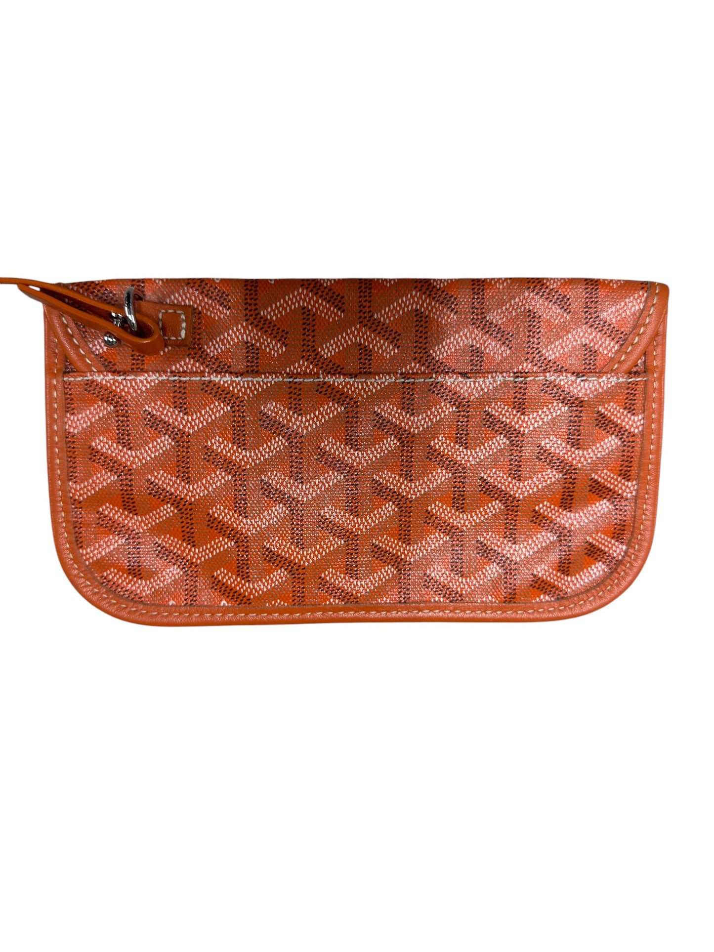 GOYARD Goyardine Saint Louis PM Tote Bag with Pouch Orange GO13