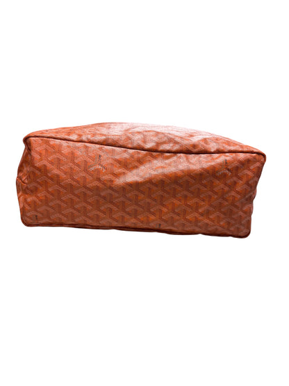 GOYARD Goyardine Saint Louis PM Tote Bag with Pouch Orange GO13