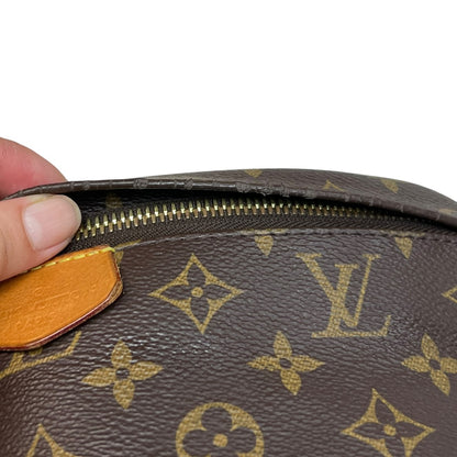 LOUIS VUITTON Monogram Coated Canvas Bumbag Belt Bag Brown Gold Hardware LO2075