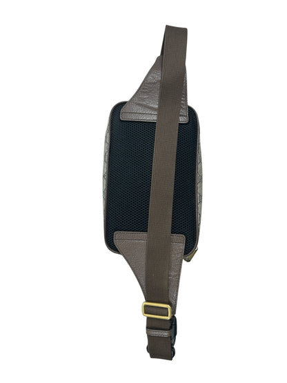GUCCI GG Supreme Ophidia Belt Bag Brown Gold Hardware GU610