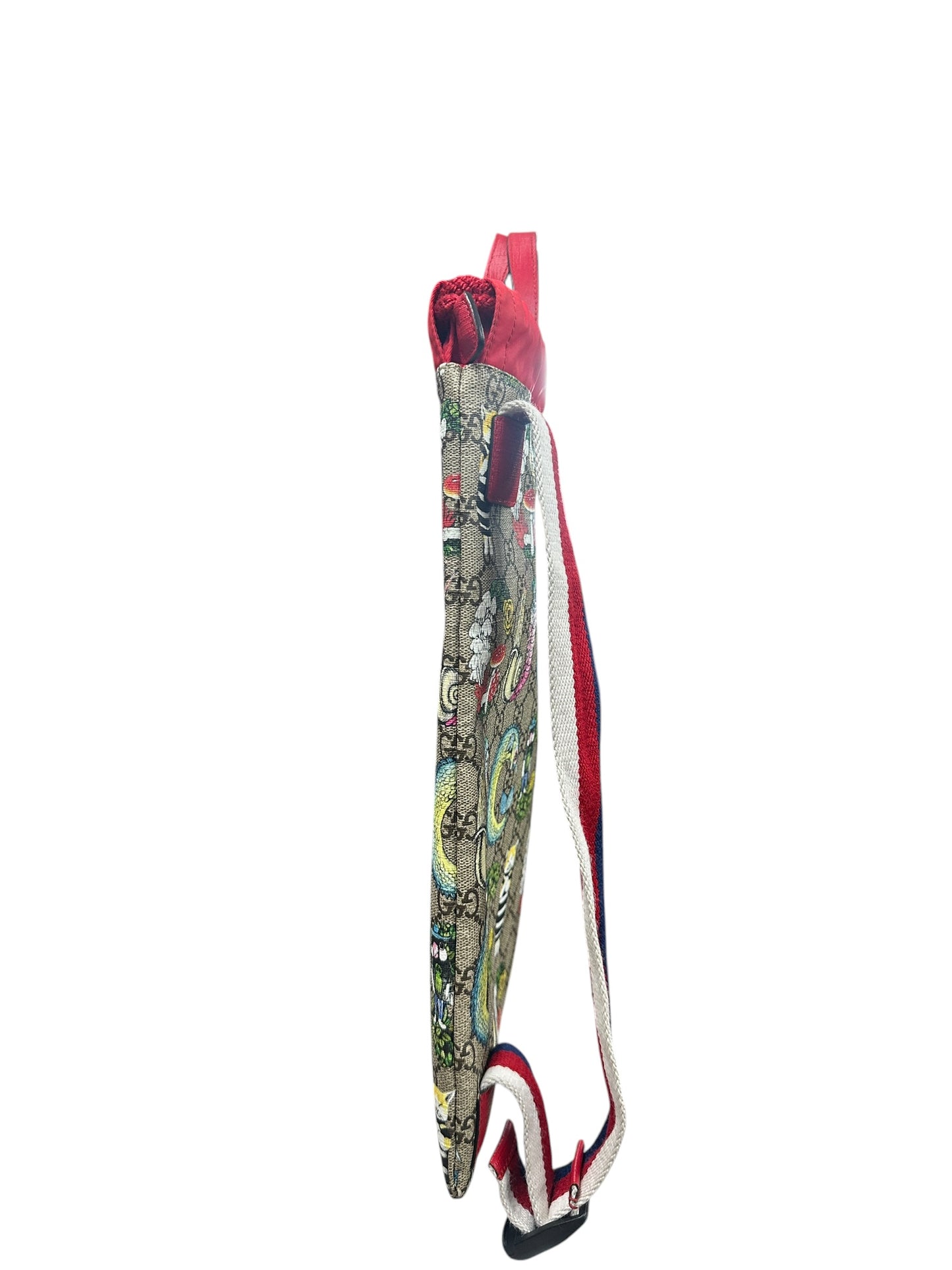 GUCCI GG Supreme Animalier Drawstring Backpack Multicolor GU614