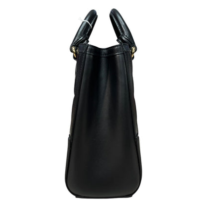 GUCCI Matelassé Leather GG Matelassé Mini Top Handle Bag Black Gold Hardware GU623