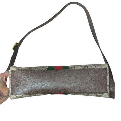 GUCCI GG Supreme Canvas Ophidia GG Small Shoulder Bag Beige, Ebony, Brown, Red, Green, Teal Gold Hardware GU622