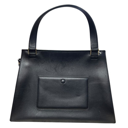 CELINE Calfskin Cabas Phantom Tote Bag Black Gold Hardware Ce261