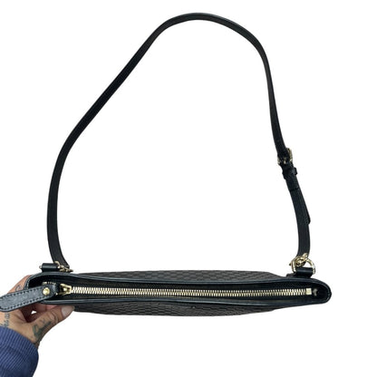 GUCCI Microguccissima Microguccissima Shoulder Bag Shoulder Bag Black Gold Hardware Gu649
