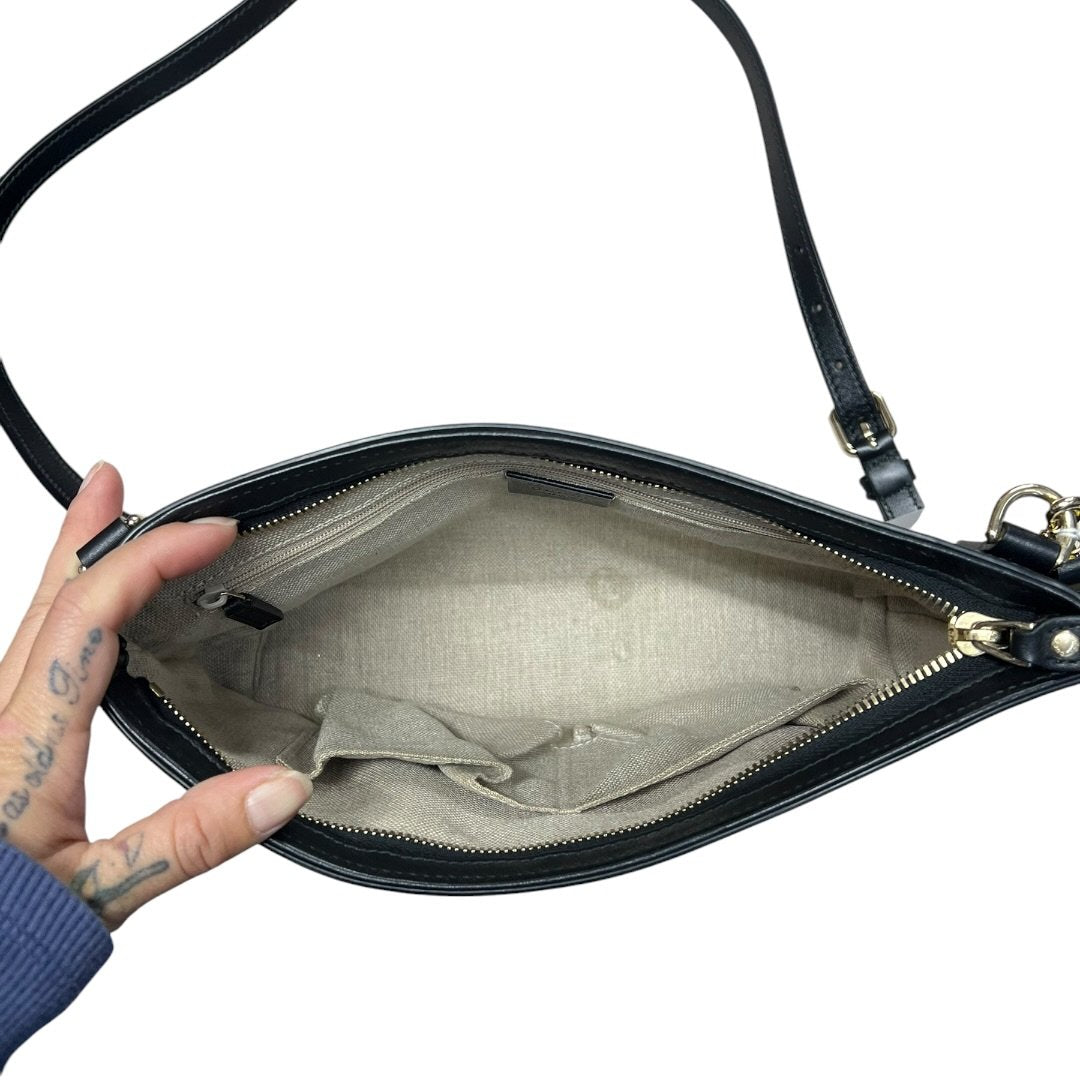 GUCCI Microguccissima Microguccissima Shoulder Bag Shoulder Bag Black Gold Hardware Gu649