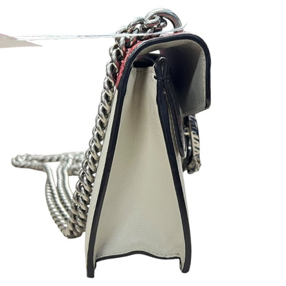 GUCCI Python & Leather Dionysus Shoulder Bag Red, Black, White, Blue Silver-tone Hardware Gu648