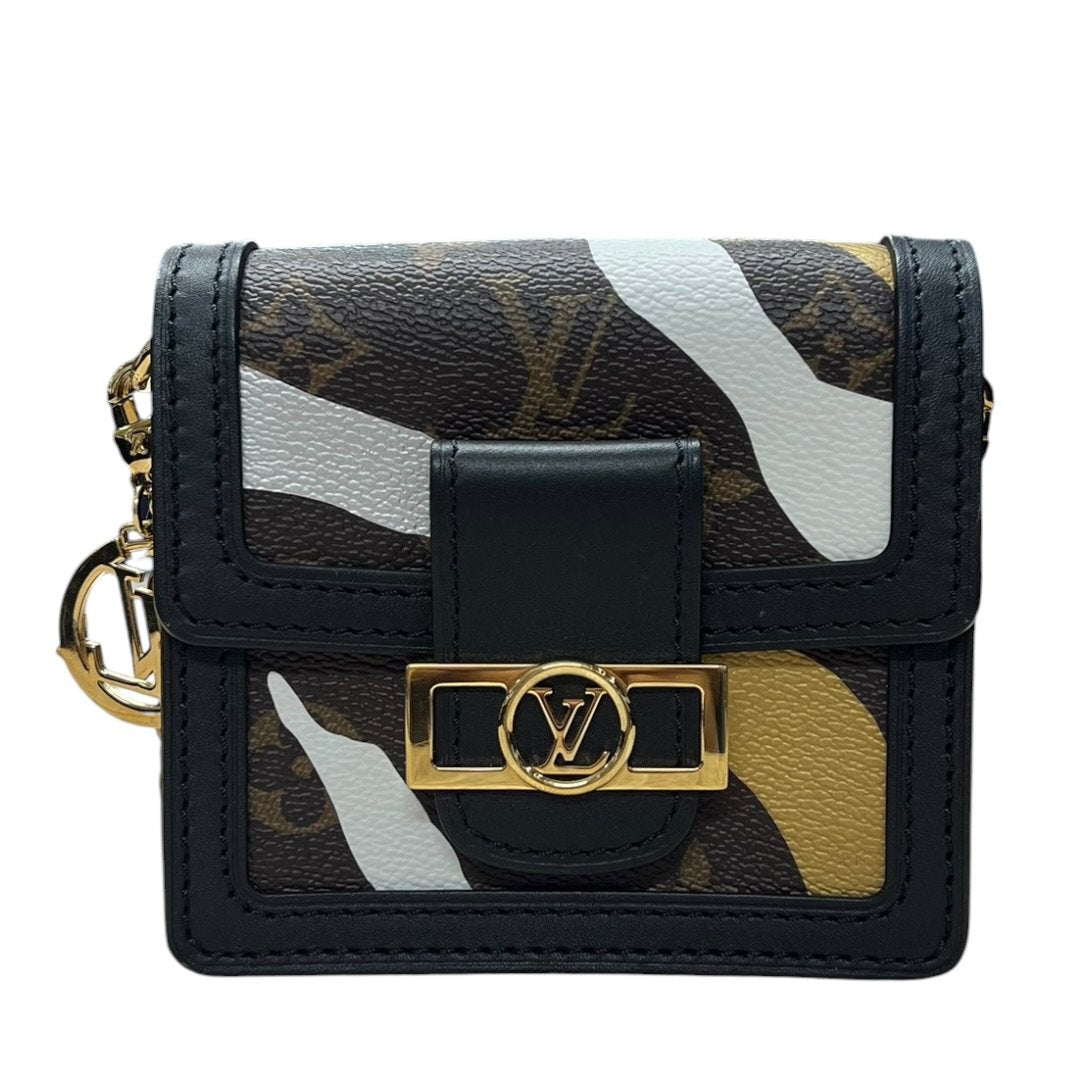 LOUIS VUITTON Monogram Canvas Lockme Mini Pouch 'Wild at Heart' Mini Shoulder Bag / Belt Bag Brown, Black, White, Gold Gold Hardware LO2370