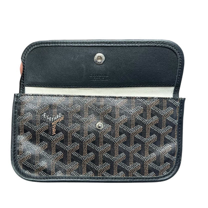 GOYARD Goyardine Canvas Saint Louis GM Tote Bag Black (Multi-color Monogram, Personalized) Silver Hardware G021