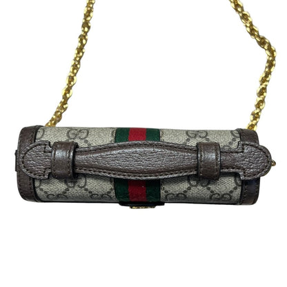 GUCCI GG Supreme Canvas, Leather Padlock Mini Shoulder Bag Shoulder Bag Beige, Brown, Red, Green Gold Hardware GU663