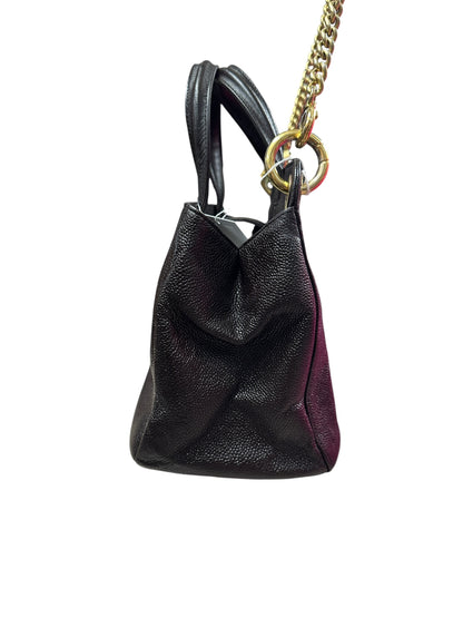 CHANEL Caviar Neo Executive Shopping Tote Handbag Black Gold Hardware CH2174