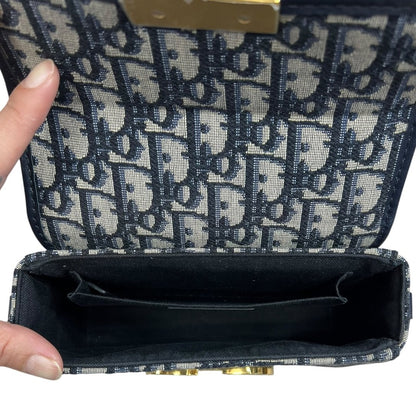 DIOR Oblique Canvas 30 Montaigne Belt Pouch Belt Bag Blue, Beige, Navy Gold Hardware Ch2181
