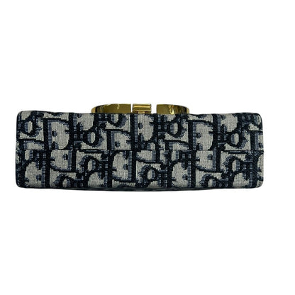 DIOR Oblique Canvas 30 Montaigne Belt Pouch Belt Bag Blue, Beige, Navy Gold Hardware Ch2181