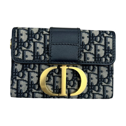 DIOR Oblique Canvas 30 Montaigne Belt Pouch Belt Bag Blue, Beige, Navy Gold Hardware Ch2181