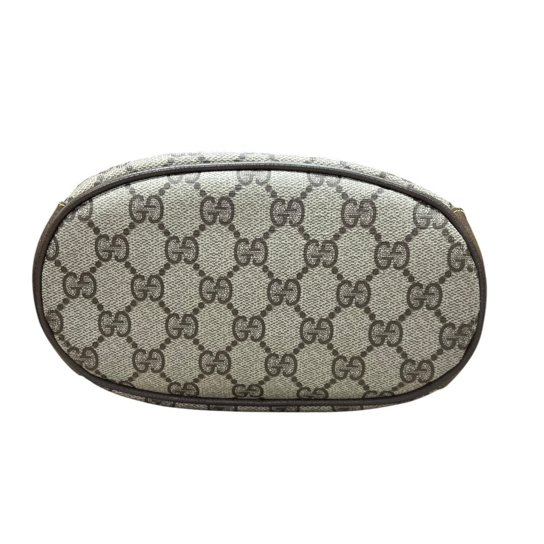 GUCCI GG Supreme Canvas GG Supreme Web Shoulder Bag Shoulder Bag Beige, Brown, Red, Green Gold Hardware GU682