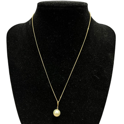ACCESSORY UNBRANDED Gold-tone, Pearl Necklace Gold, Cream Gold-tone Hardware je20