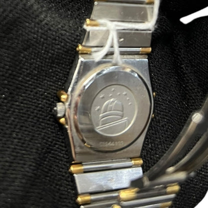 OMEGA Steel & Yellow Gold Constellation Manhattan Silver and Gold (Two-tone) Yellow Gold Hardware OM1