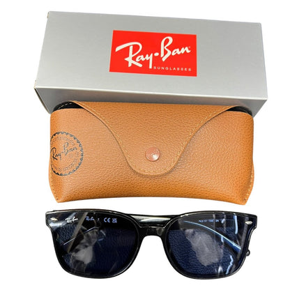 RAY-BAN Acetate RB 4461D Black frame, Dark Blue lenses Silver-tone Hardware Ra8