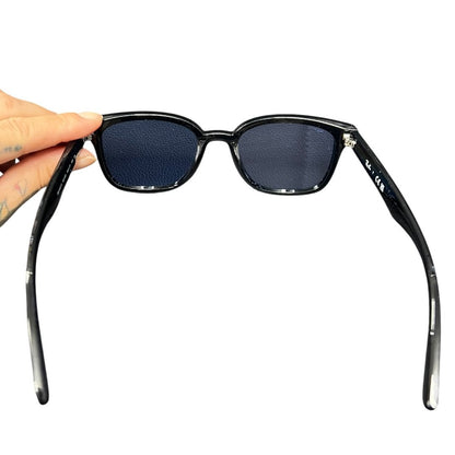 RAY-BAN Acetate RB 4461D Black frame, Dark Blue lenses Silver-tone Hardware Ra8