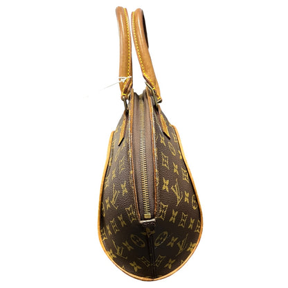 LOUIS VUITTON Monogram Canvas Ellipse PM Handbag Brown Gold Hardware LO2374