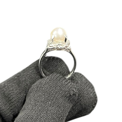 ACCESSORY UNBRANDED Pearl, Platinum White, Silver Silver Hardware je29