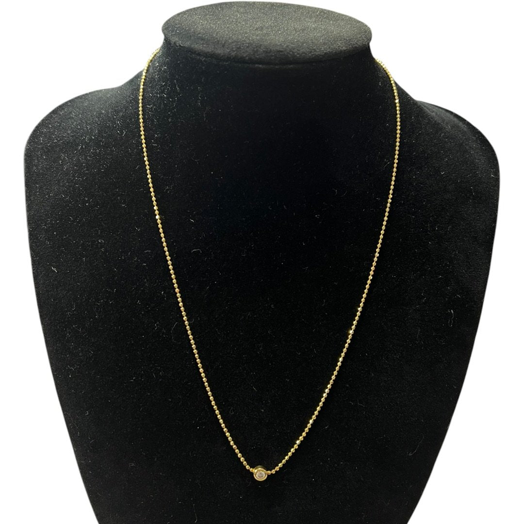 ACCESSORY UNBRANDED K18 Gold Gold, Clear Gold Hardware je28