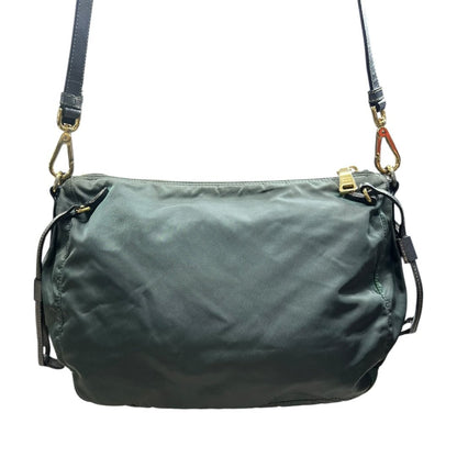 PRADA Tessuto Nylon Tessuto Nylon Crossbody Bag Crossbody Bag Green Gold Hardware PR261