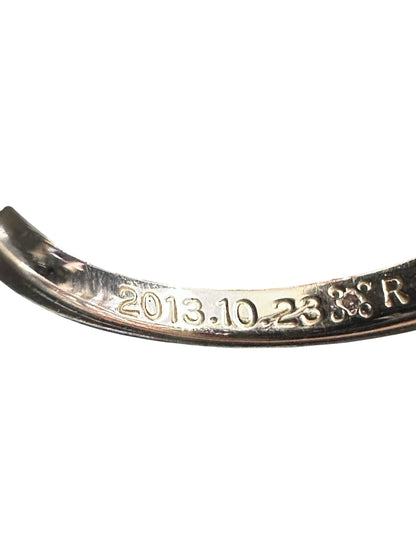 UNBRANDED Accessory Pt900 Pave Diamond Eternity Ring 2.5g je59