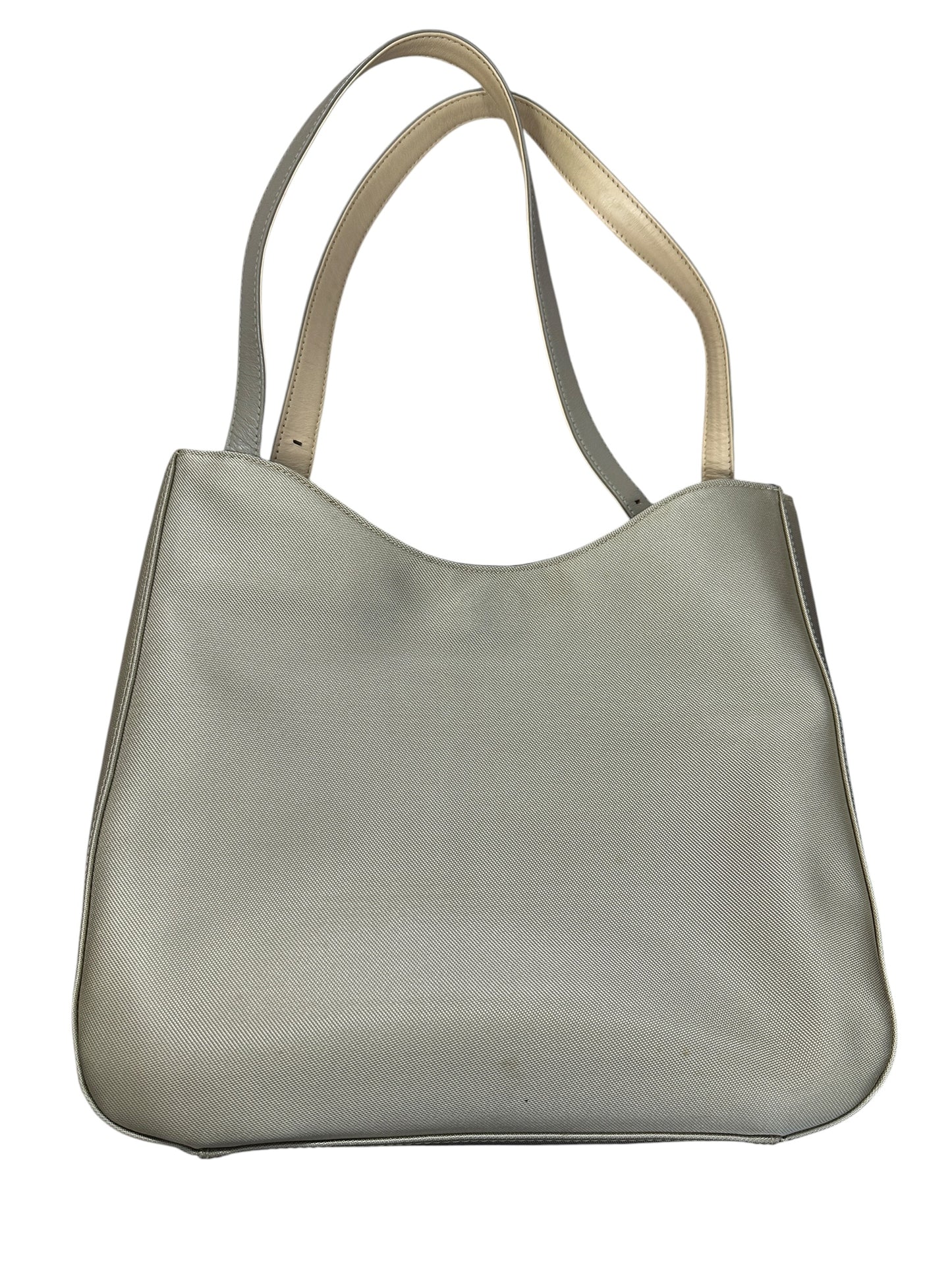 GIVENCHY Coated Canvas 4G Logo Tote Handbag Beige Silver Hardware GI37