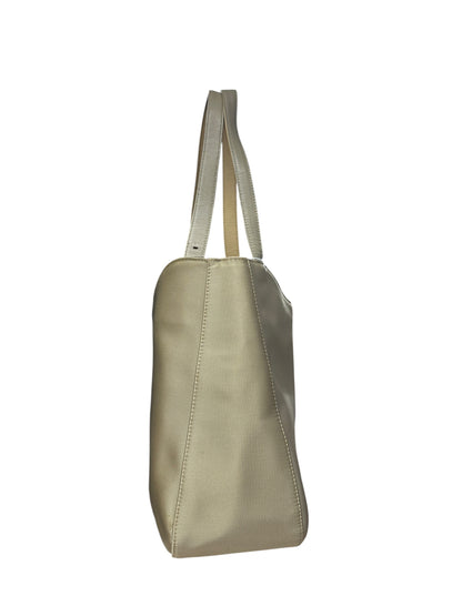 GIVENCHY Coated Canvas 4G Logo Tote Handbag Beige Silver Hardware GI37