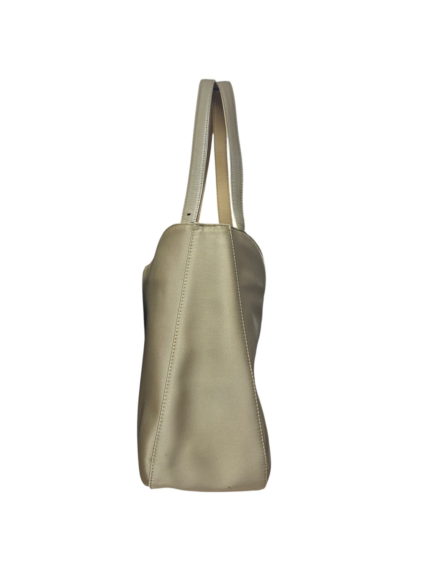 GIVENCHY Coated Canvas 4G Logo Tote Handbag Beige Silver Hardware GI37