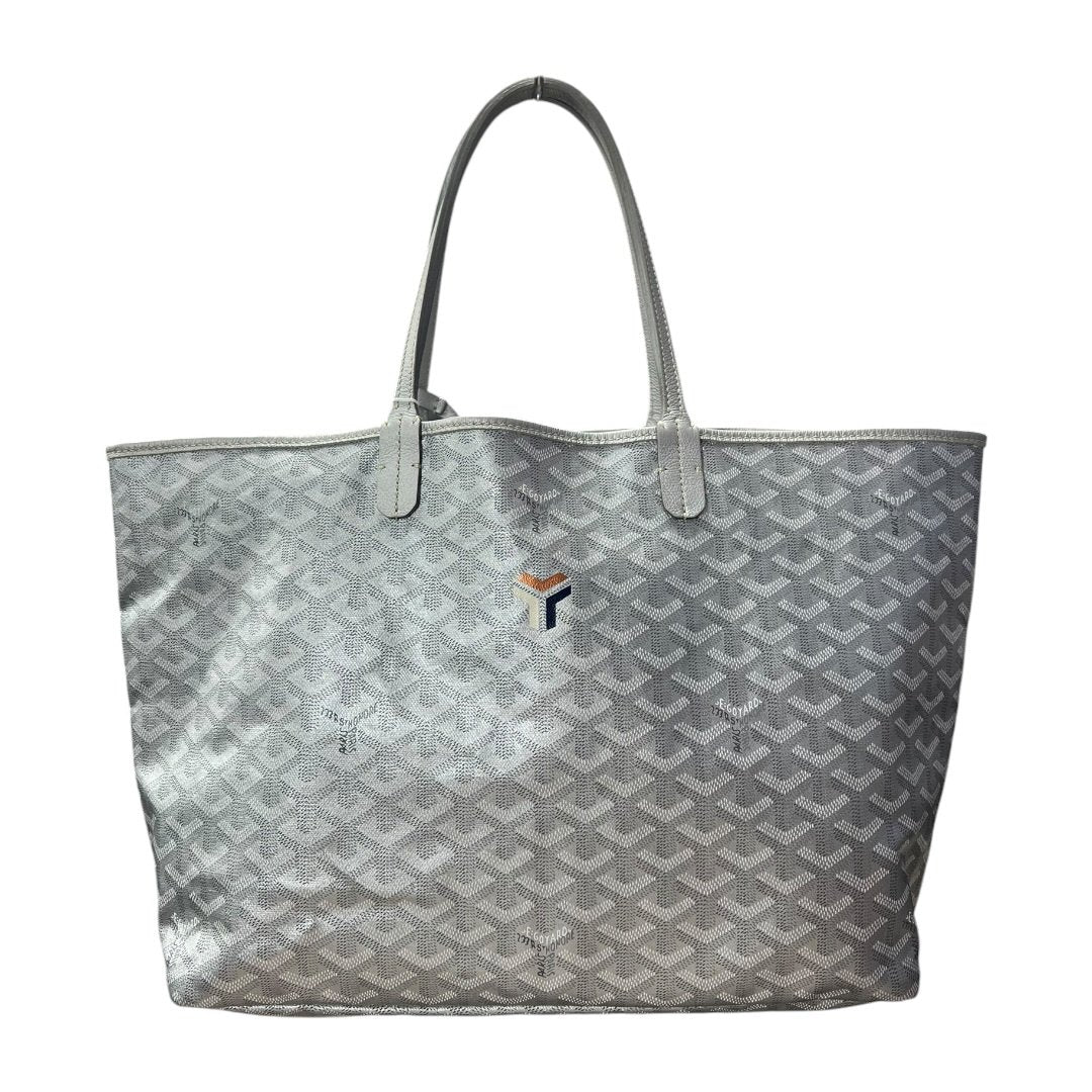 GOYARD Goyardine Canvas Saint Louis GM Tote Grey, Multi-color (monogram) N/A GO32