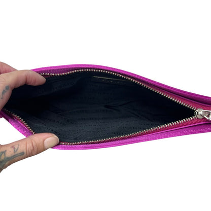 GIVENCHY Satin 4G Baguette Shoulder Bag Shoulder Bag Fuchsia Silver Hardware GI41