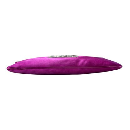 GIVENCHY Satin 4G Baguette Shoulder Bag Shoulder Bag Fuchsia Silver Hardware GI41