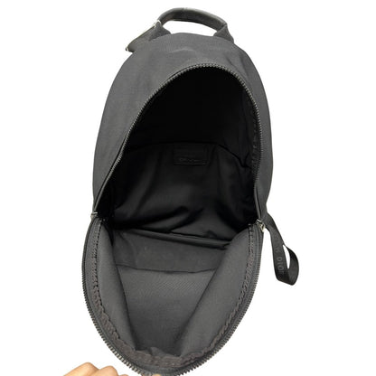 DIOR Technical Fabric Backpack Black Silver Hardware Ch2214
