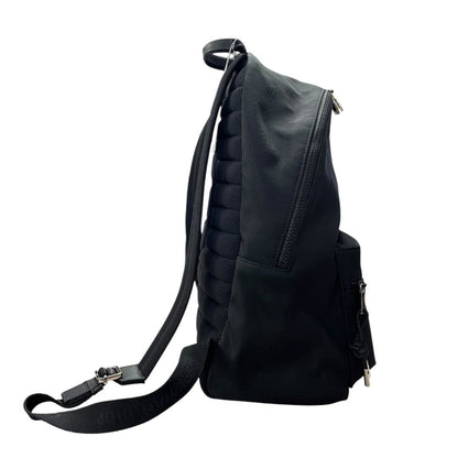 DIOR Technical Fabric Backpack Black Silver Hardware Ch2214