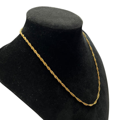 UNBRANDED Accessory 18K Gold necklace Gold Gold Hardware je64