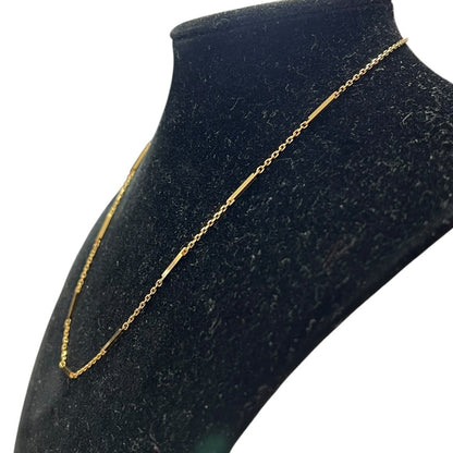UNBRANDED Accessory 18K Gold necklace Gold Gold Hardware je63