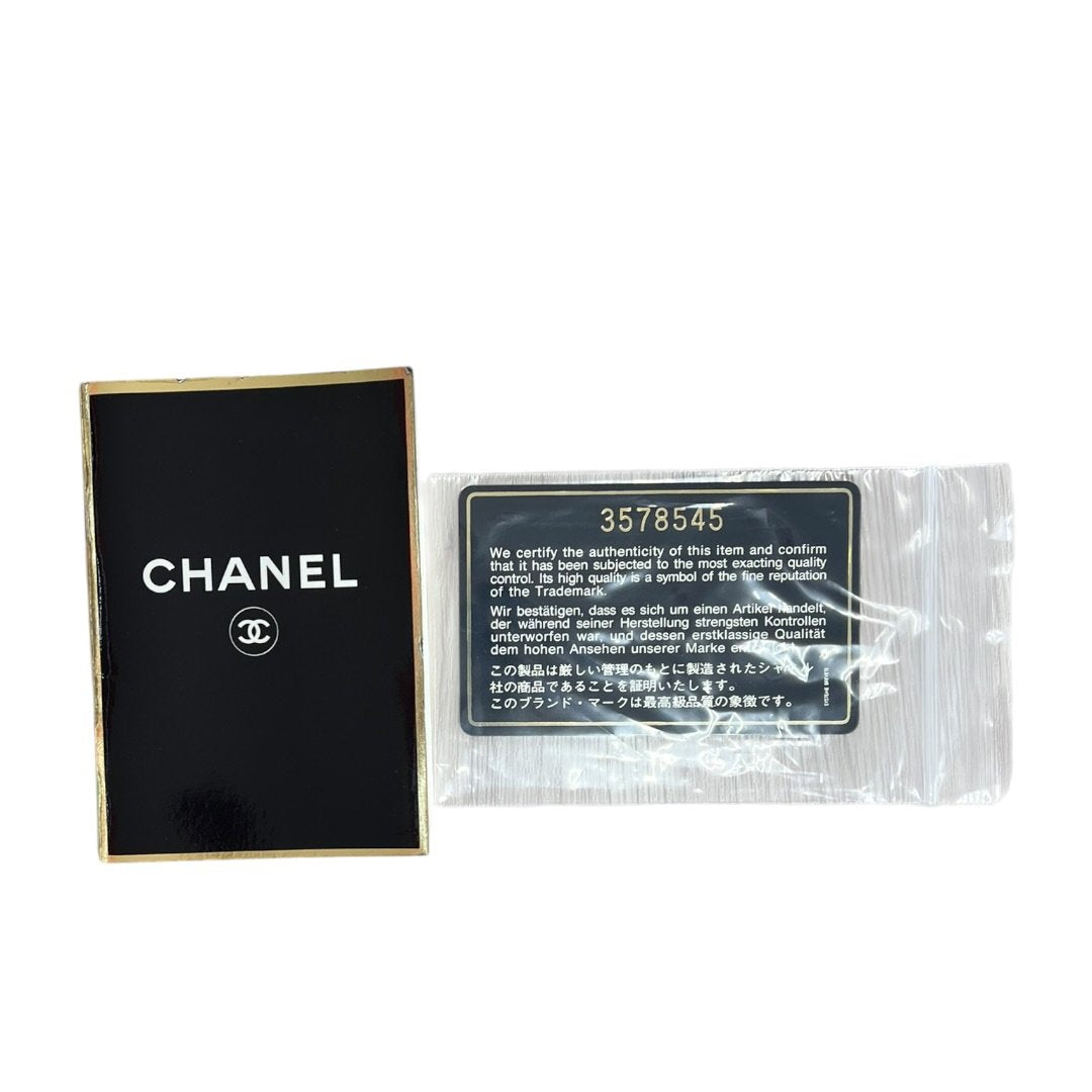 CHANEL Lambskin Classic Flap Bag Shoulder Bag Beige Gold Hardware CH2231