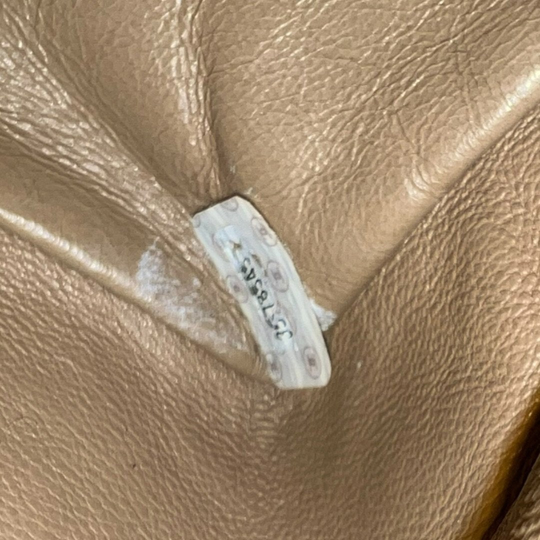CHANEL Lambskin Classic Flap Bag Shoulder Bag Beige Gold Hardware CH2231