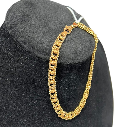 UNBRANDED Accessory K18 7.81g Gold-tone Bracelet Gold Gold-tone Hardware je67