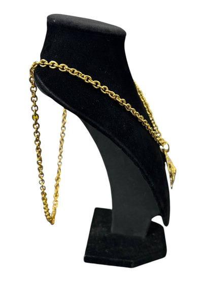 VERSACE Gold-tone Metal Medusa Medallion Necklace Gold Gold Hardware je75