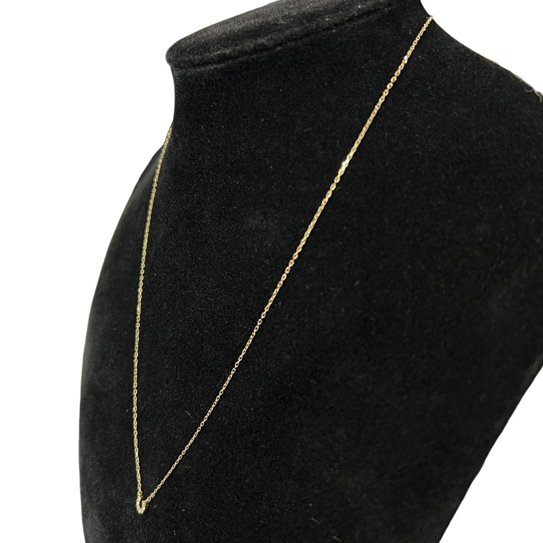 TSUTSUMI K10 Gold, Diamond Horseshoe Diamond Necklace Gold Gold Hardware je73