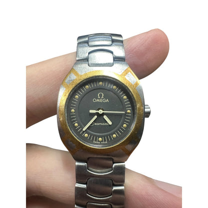 OMEGA Stainless Steel Seamaster Polaris Watch Gray Gold Hardware NJ114