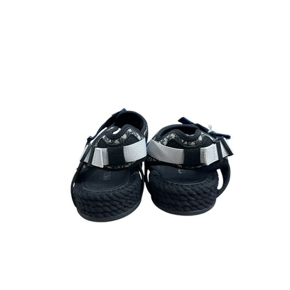 CHRISTIAN DIOR Oblique Atlas Sandals Black Navy NJ104