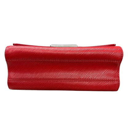 LOUIS VUITTON Epi Leather Twist Shoulder Bag Red Silver Hardware NJ161