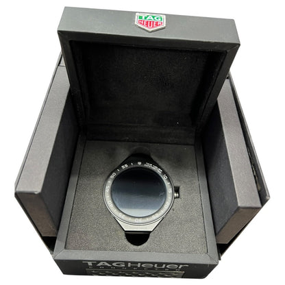 TAG HEUER Titanium/Steel Connected Modular 45 & Carrera Calibre 5 Set Silver, Black Silver Hardware NJ134